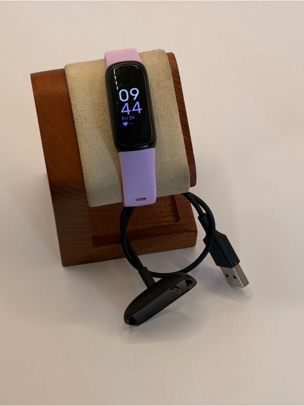 Fitbit Inspire 3, Charger Included, Tested, Purple/ Black, Fitness Tracker
